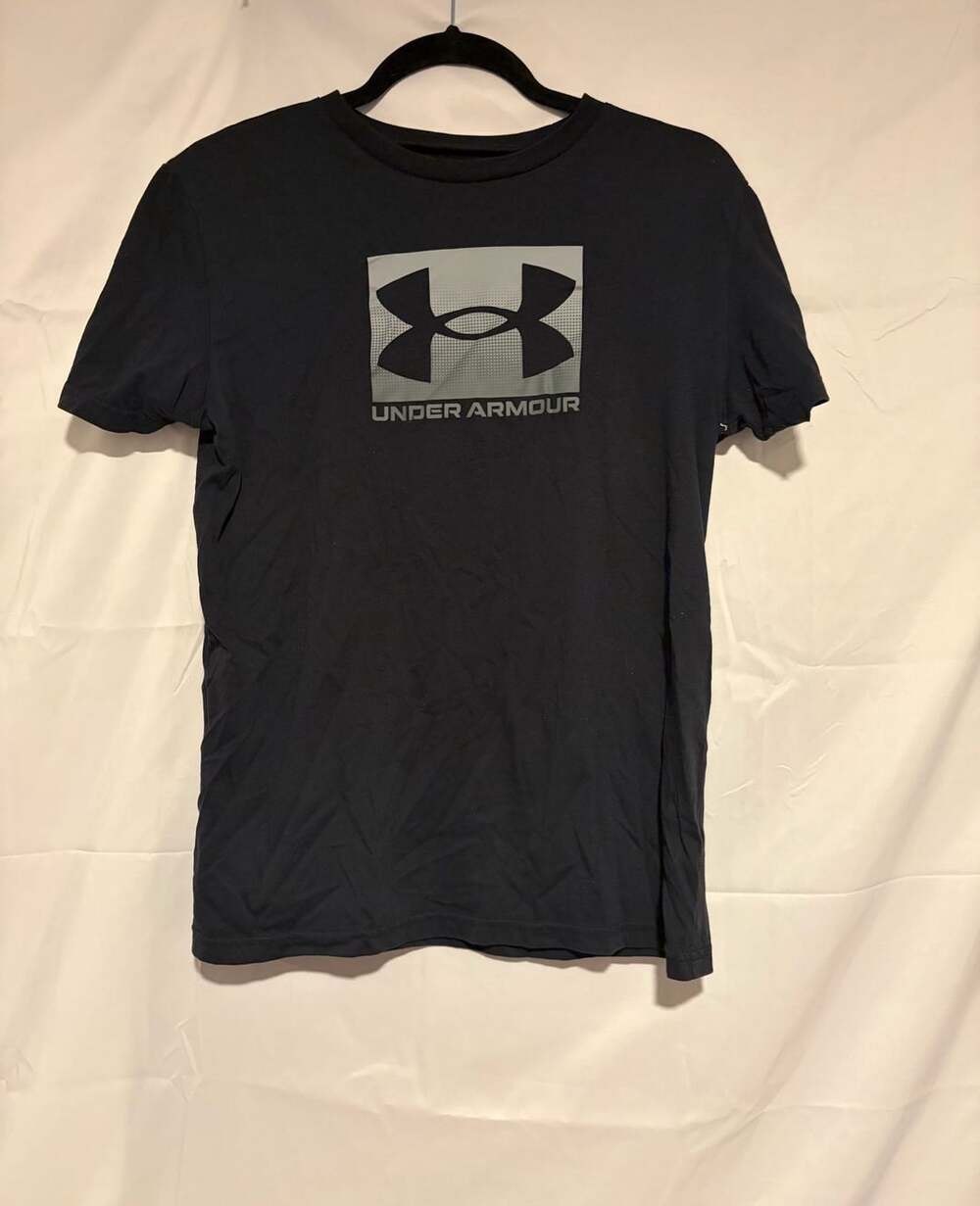 Under Armour Boxed Logo T-Shirt Size YXL Black